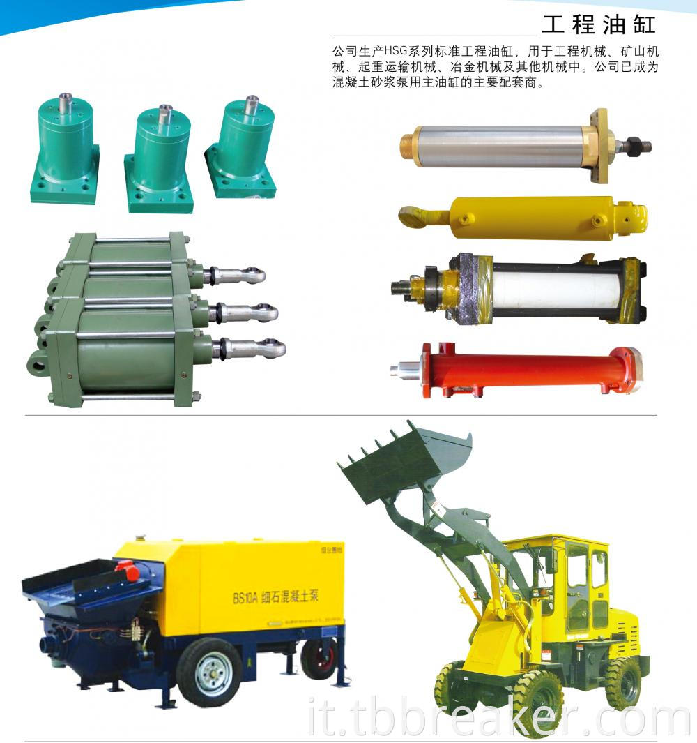 Hydraulic Cylinders For Engineering Equipment